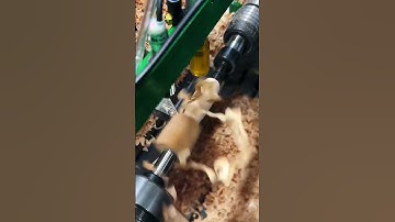 Wood brush handle making process- Good tools and machinery make work easy