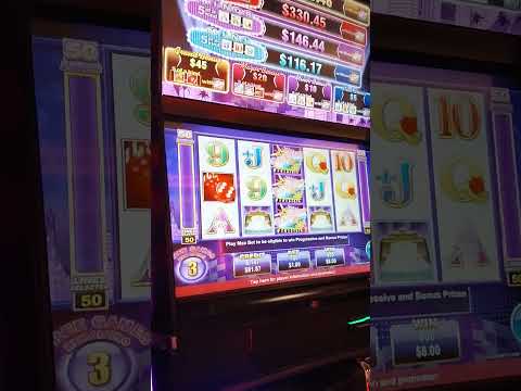 #Shorts HUGE DOUBLE VOLCANOES HIT! NEW VOLCANIC ROCKFIRE JACKPOTS KONAMI 2c SLOT
