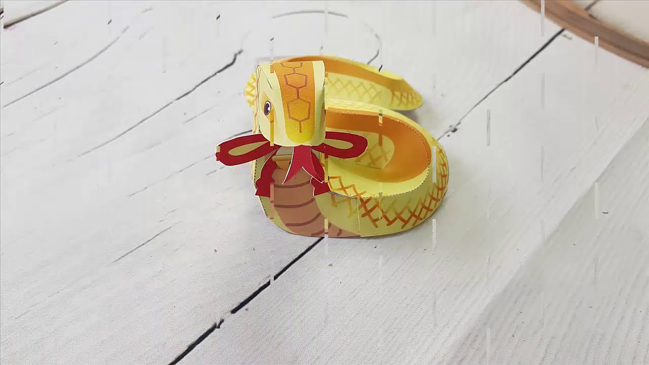 Easy Paper Craft How To Make A Snake YouTube