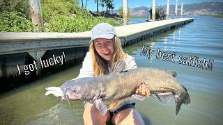I Fished Clearlake for Big Catfish!! (Caught My PB!)