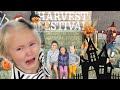 Her FIRST HAUNTED HOUSE Experience! / Did She Survive? / Harvest Festival Fun and Games