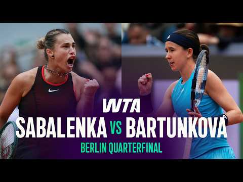 Aryna Sabalenka vs. Nikola Bartunkova | 2026 Berlin Quarterfinal | WTA Match Highlights

Watch the Match Highlights from Aryna Sabalenka vs. Nikola Bartunkova from the quarterfinals in Berlin.

#Aryna #Sabalenka #Nikola #Bartunkova #2026