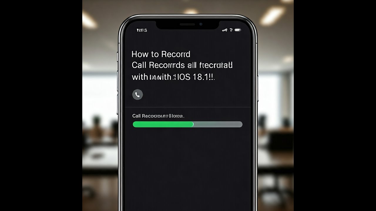 How to Record Calls on iPhone with iOS 18.1! - YouTube