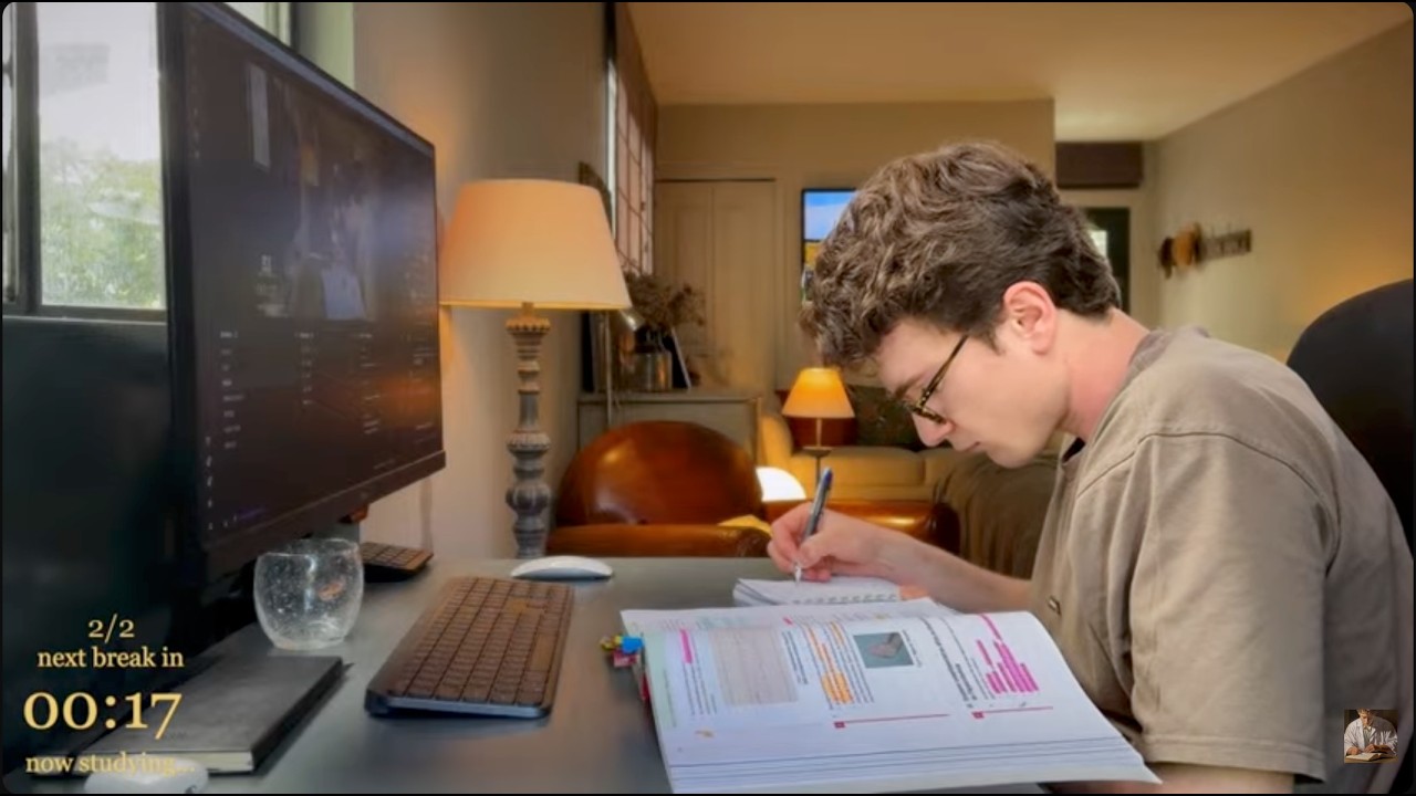 4-HOUR | Study With Me | Deep work, One break