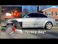 Bmw E46 Handbrake adjustment and brake caliper paint*crazy dayyy*