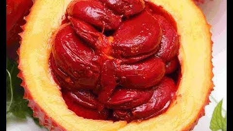 Cách phân biệt gấc nếp và gấc tẻ cực kỳ đơn giản