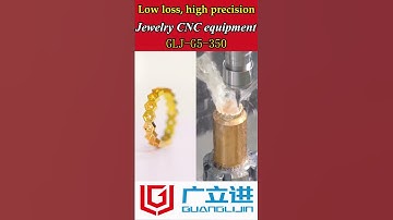 5 axis CNC Jewelry Machine cutting gold ring. | GUANGLIJIN |