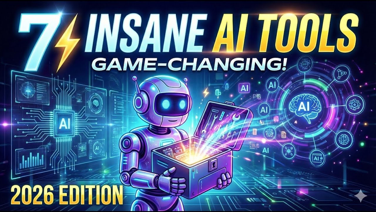 7 безумных инструментов ИИ в 2026 году, знакомство с которыми кажется незаконным.