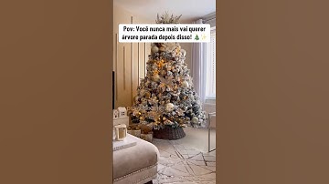 ÁRVORE DE NATAL GIRATÓRIA | DECORAÇÃO DE NATAL 2025