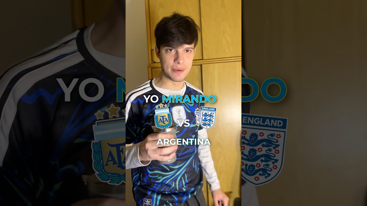 YO VIENDO ARGENTINA - INGLATERRA #humor #comedia #sketch