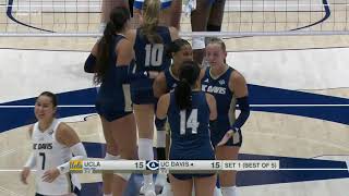 UCLA vs UC Davis | NCAA Women Volleyball 09/20/2024 screenshot 3