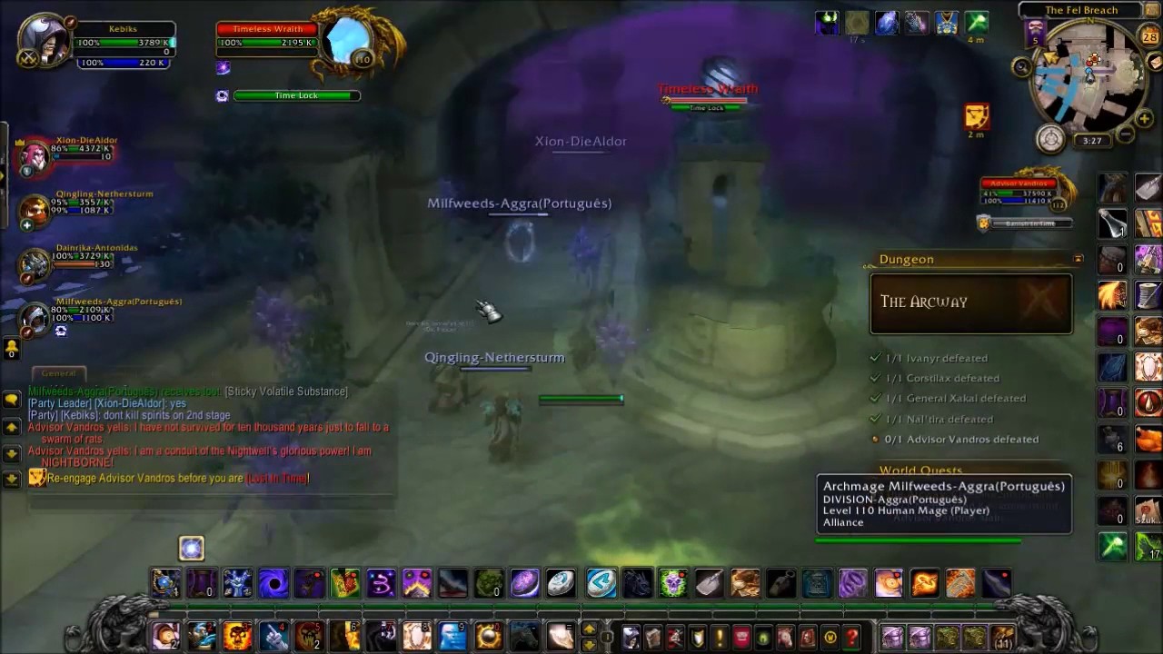 No Time to Waste Achievement Legion Dungeon World Of Warcraft