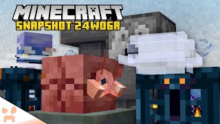 NEW WIND CHARGE WEAPON + Better Hoppers Just Got Added To Minecraft 1.21!
