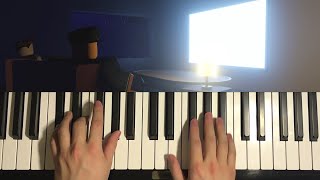 Roblox Break In - Relaxed Scene (Piano Tutorial Lesson) | James Clarke