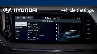 Vehicle Settings | Hyundai
