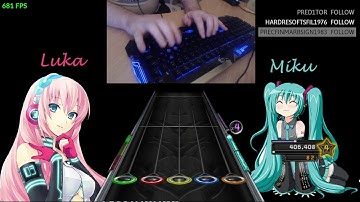 TTFAF Clone Hero Keyboard 99% all taps 853k