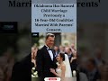 OKLAHOMA OFFICIALLY BANS CHILD MARRIAGE AFTER NEW LAW CHANGE#usa#oklahoma#viral#shorts