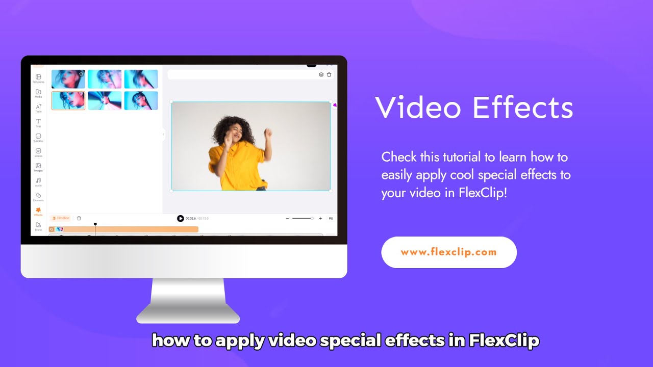 How to Apply Special Effects to A Video in FlexClip - YouTube