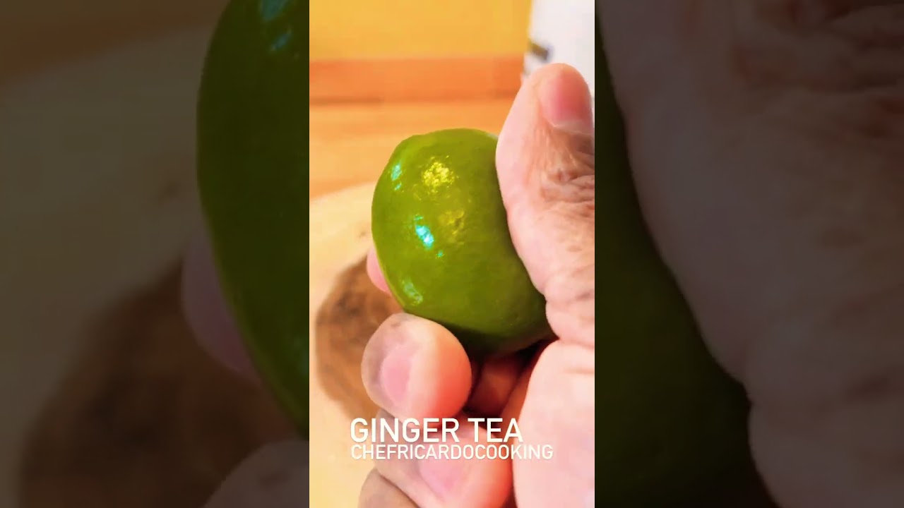 Immune Booster! 3 Minutes Lime Ginger Tea