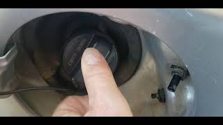 How to properly tighten a car's gas cap. 2 clicks or u could damag canister