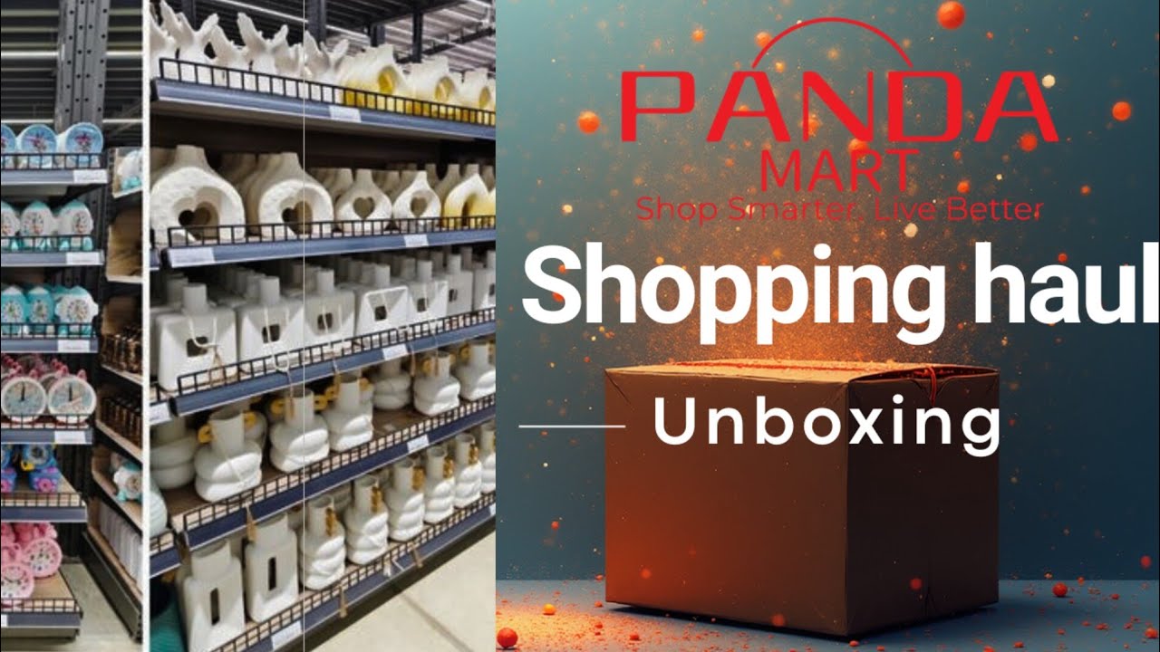 Panda Mart shopping haul // Unbox with me // #vlogmas2025 