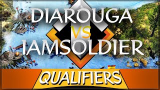 ⚔️🌟 AoE3 NWC QUALIFICATION SERIES: Diarouga vs IAmSoldieR (winner goes to LAN)