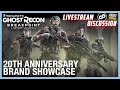 Live  ghost recon  20th anniversary brand showcase ubisoft  h4voc g4ming  custerplays