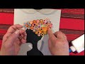 DIY Silhouette of a girl with a turban, quilling/#Силует на #момиче с #тюрбан от квилинг