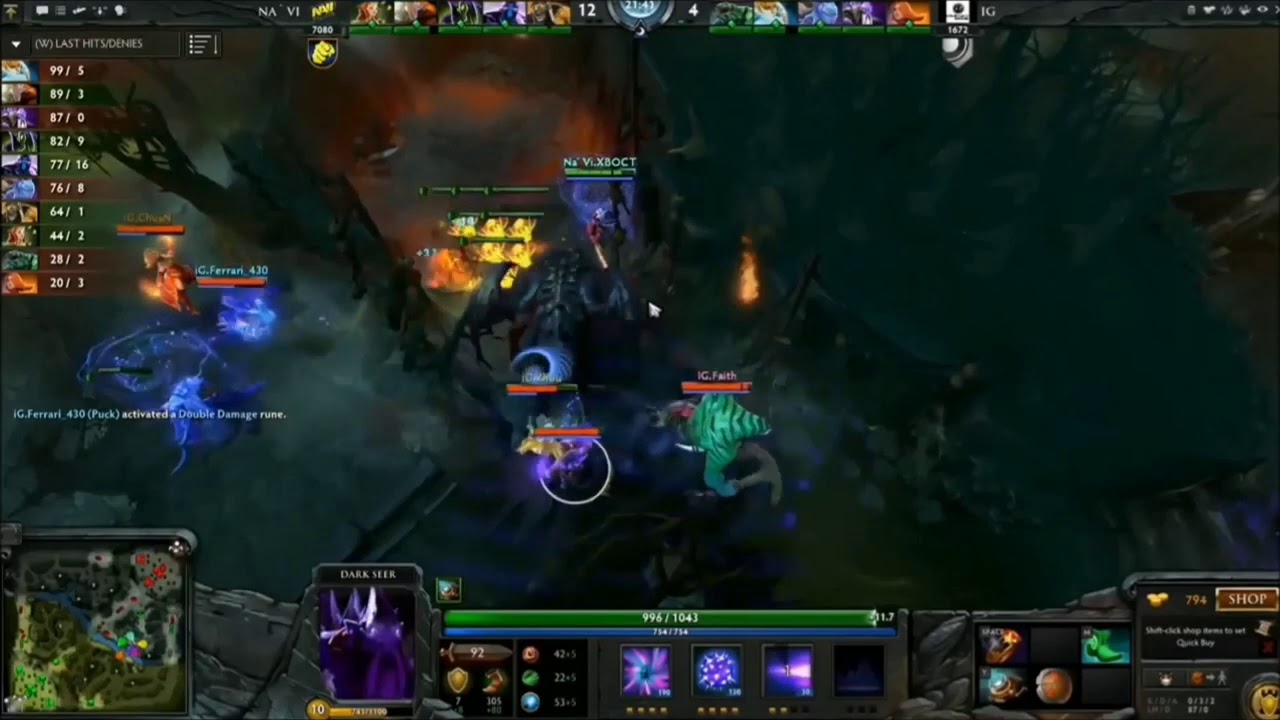 Navi vs IG "The Best of Navi with Dendi"  Ti2 Best Moments