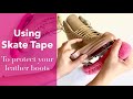 Applying Skate Tape, To Keep Your Figure Skates Looking Beautiful!