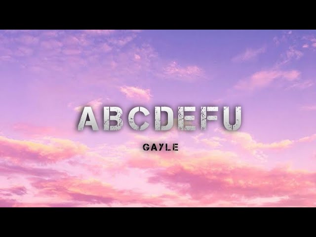 Gayle - abcdefu // slowed + reverb class=