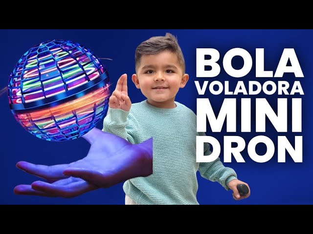 Así funciona la BOLA VOLADORA Mini dron mágico en forma de globo con luces  incorporadas, OVNI 