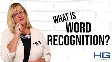 What is Hearing Test Word Recognition | Very Important | Hearing Group