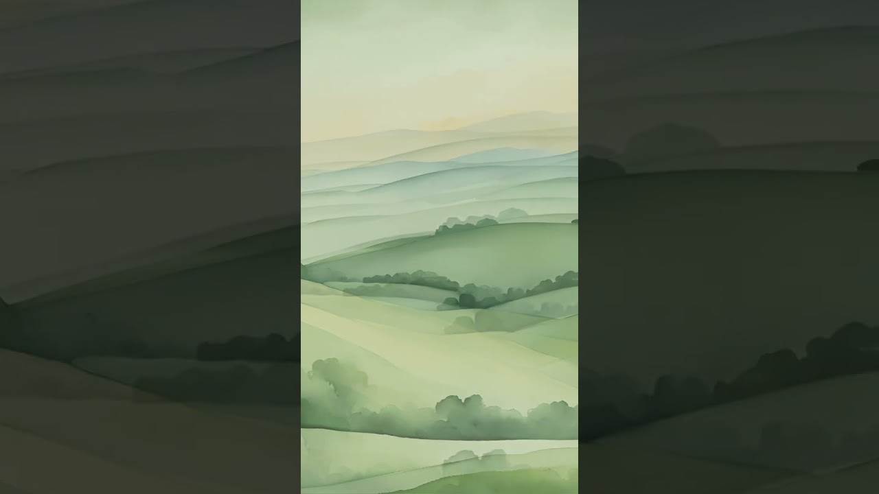 Sage Green Hills — Frame TV Art