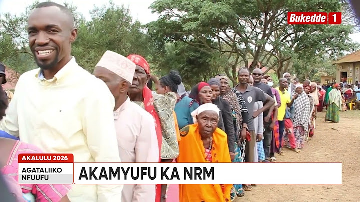 Omubaka Kagabo eyava mu NUP bamuwujjizza akalulu.