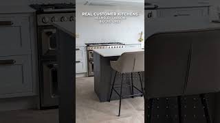 Helmsley Carbon &amp; Dove Grey Inframe #kitchen - 4437 - DIY Kitchens