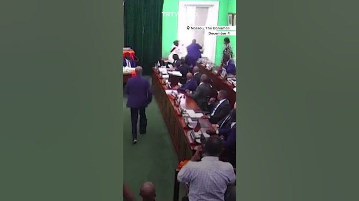 Chaos in Bahamas parliament as opposition MP hurls ceremonial mace out the window