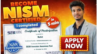 🔥FREE SEBI Certification Exam 2026 | for Finance Students 😱| Online Exam guide
