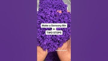 EASIEST Way to make Sensory Bins #sensoryplay #sensoryfun
