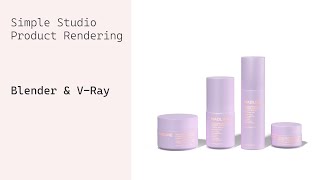 Simple Studio Product Rendering / Blender & Vray