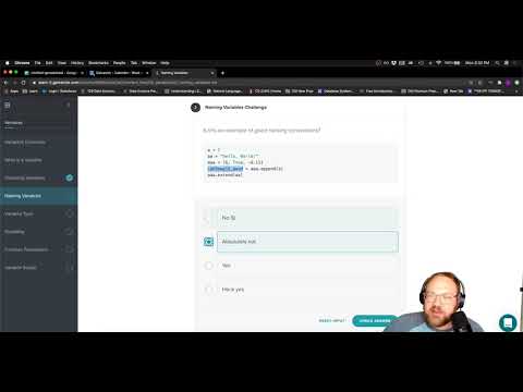 Variables in Python - Naming Variables - Challenges #1-3