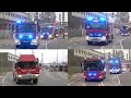 Zehn Fahrzeuge der Werkfeuerwehr BASF Ludwigshafen - Feuer- und Rettungswache Nord [Vollalarm]