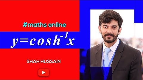 Graph of inverse cosine Hyperbolic function | Cosh^-1x  | Domain | Range | detailed concept