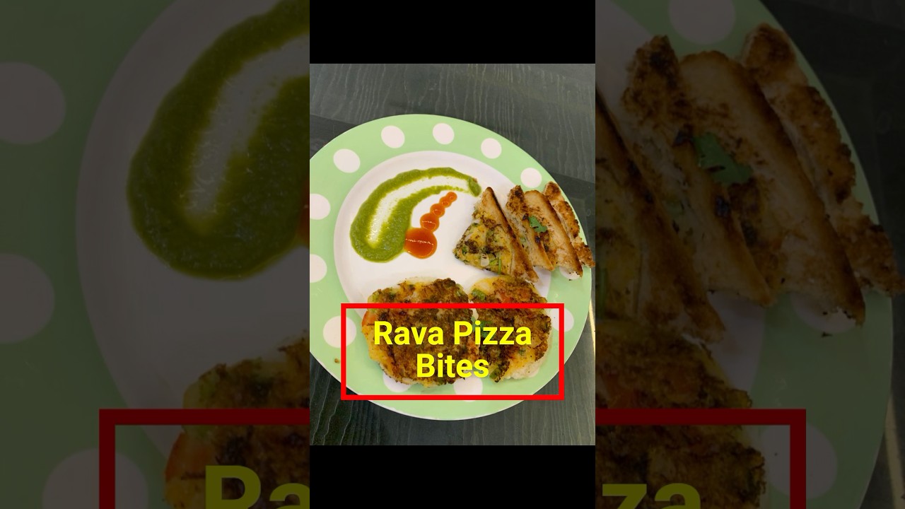 Rava Pizza Bites