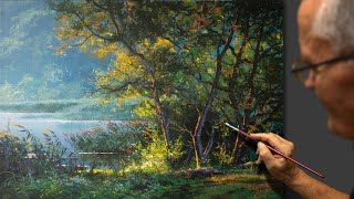 "Grace" (Forest Landscape) Acrylic. Artist - Viktor Yushkevich. #76 photos in 2021.