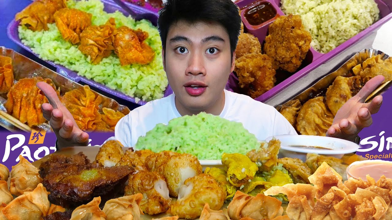 PAOTSIN OVERLOAD MUKBANG!! SHARK'S FIN, FRIED DUMPLING, HAINANESE RICE,...