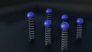 Blender 3.4 Geometry Nodes simulation, mass-spring-damper systems. Ver. 3.6 tutorial on my channel!