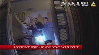Pelosi hammer attack trial will stay in SF, judge rules