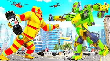 Angry Gorilla Robot Car Transformation: Robot Game video | Robot 2021 gameplay | 3D robot gameplay