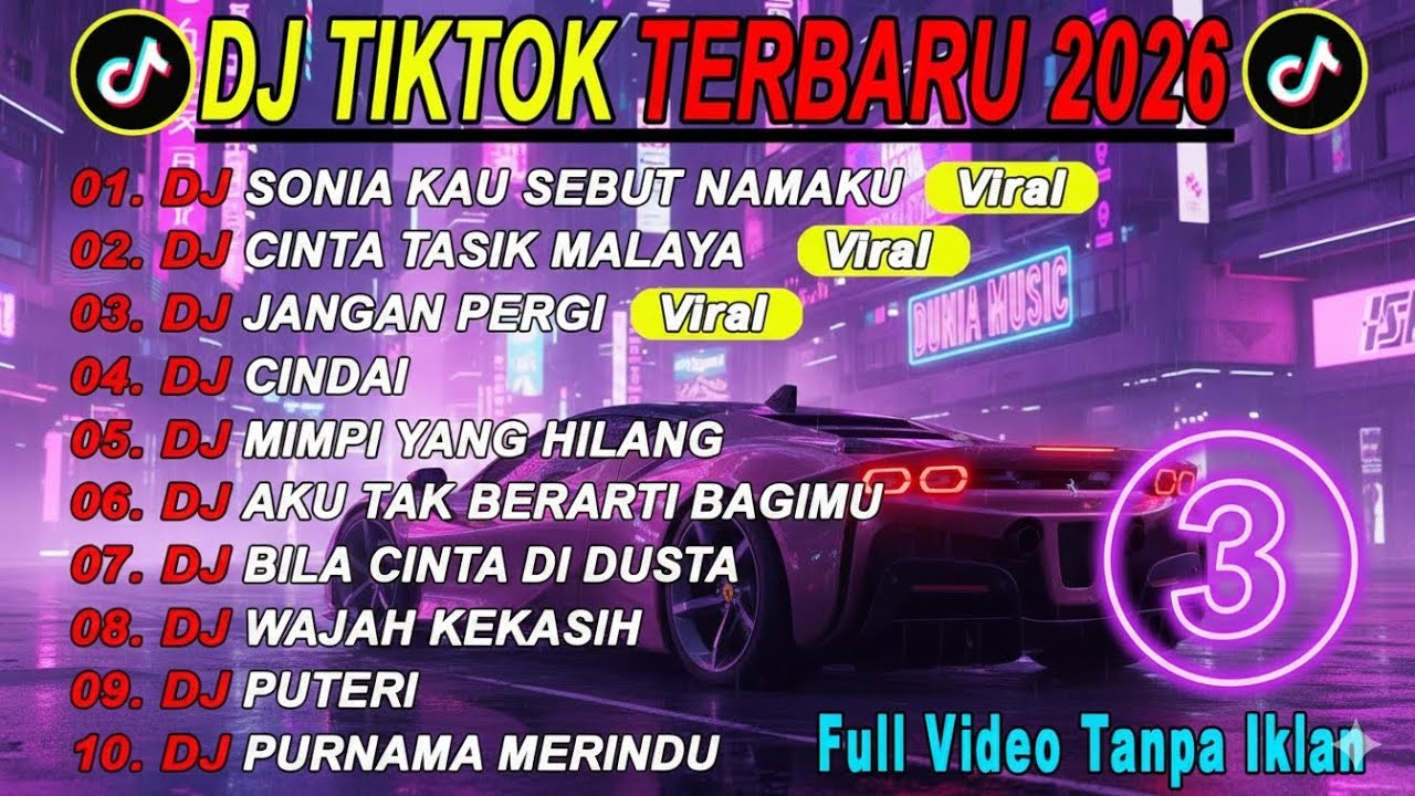 DJ TIKTOK VIRAL TERBARU 2026 SLOW BASS DJ SONIA KAU SEBUT NAMAKU - FULL TANPA IKLAN